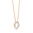 Luna Necklace on Rope Chain