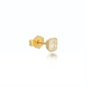 Isla Gold Stud Earrings Earrings V by Laura Vann