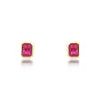 Isla Red Stud Earrings Earrings V by Laura Vann