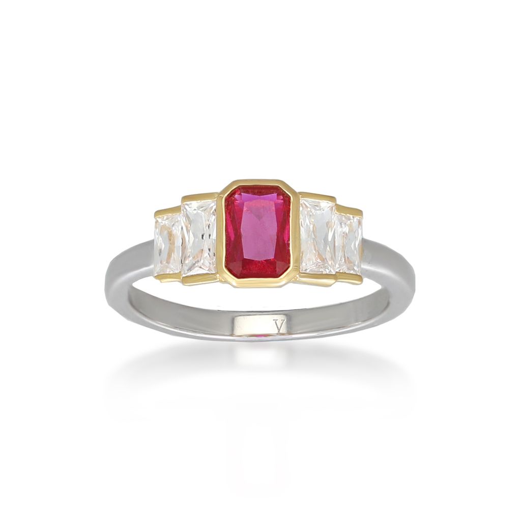 Isla Red Ring Rings V by Laura Vann