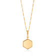 Darcy Necklace on Figaro Chain