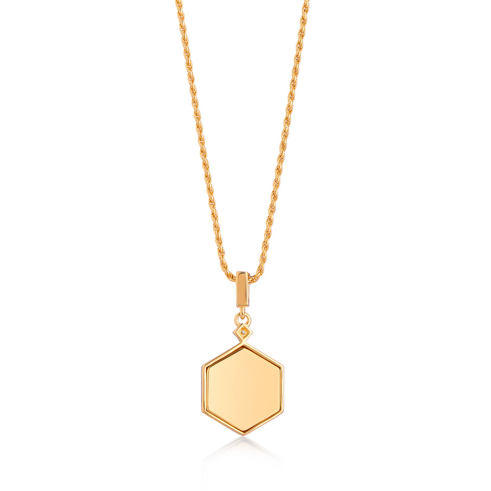 Darcy Necklace on Rope Chain