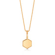 Darcy Necklace on Rope Chain