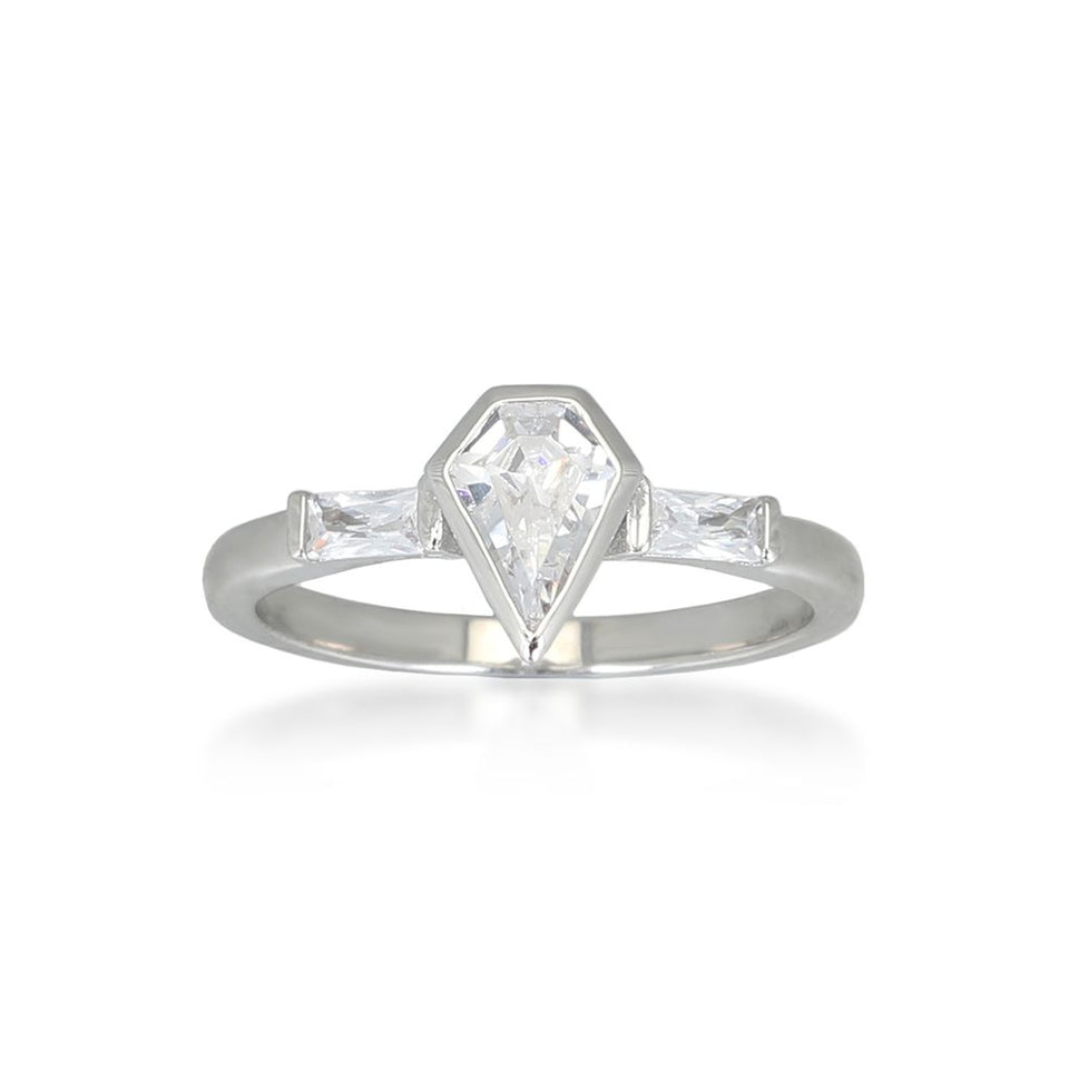 Sansa Silver Ring Rings V by Laura Vann