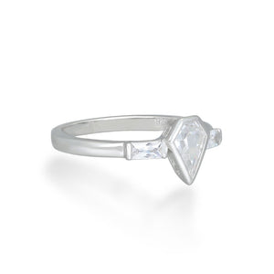 Sansa Silver Ring Rings V by Laura Vann