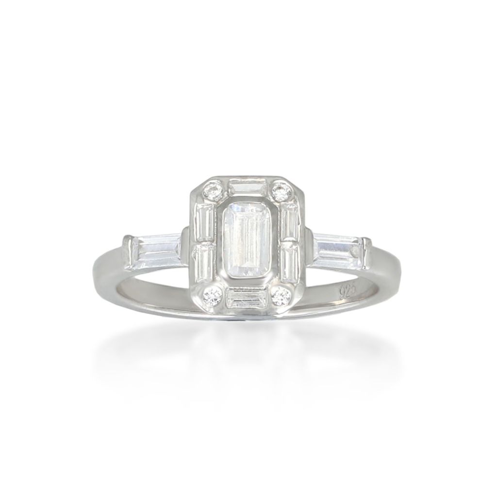 Eve Silver Ring Rings V by Laura Vann