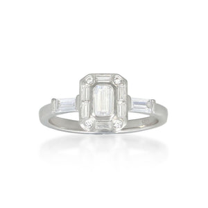 Eve Silver Ring Rings V by Laura Vann