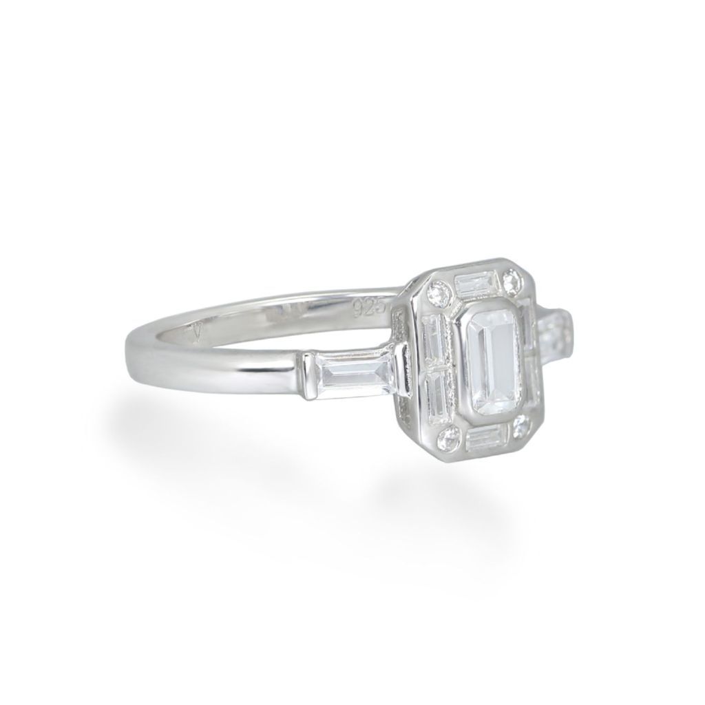 Eve Silver Ring Rings V by Laura Vann