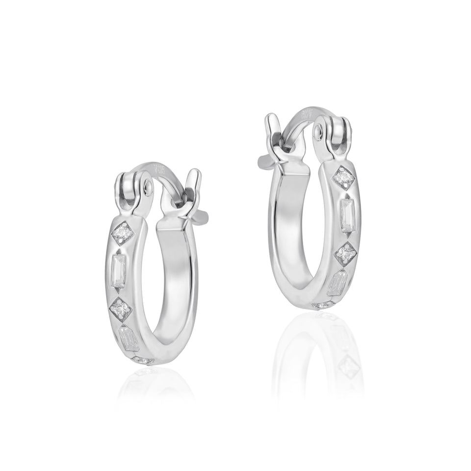Iris Hoop Earrings