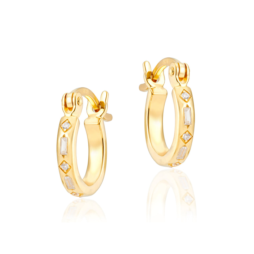 Iris Hoop Earrings