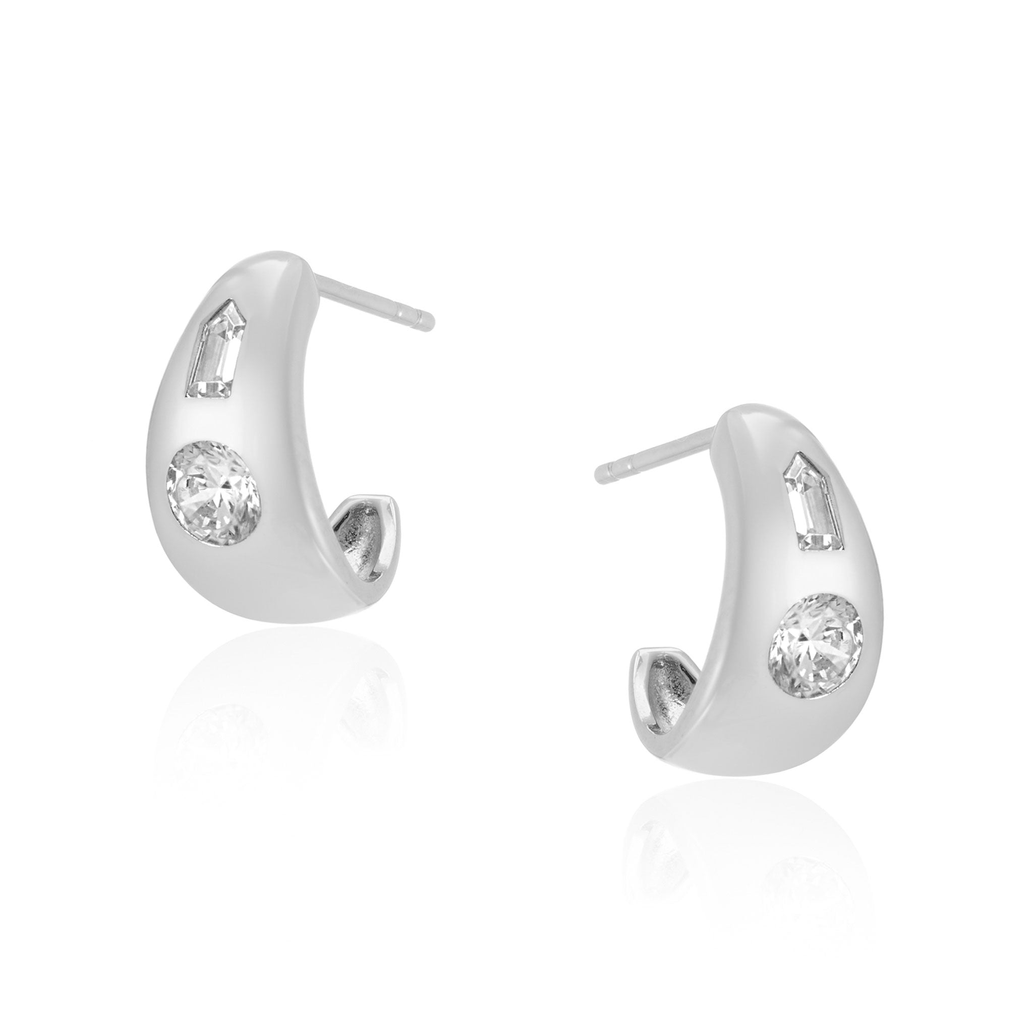 Tina Small Chubby Hoop Earrings