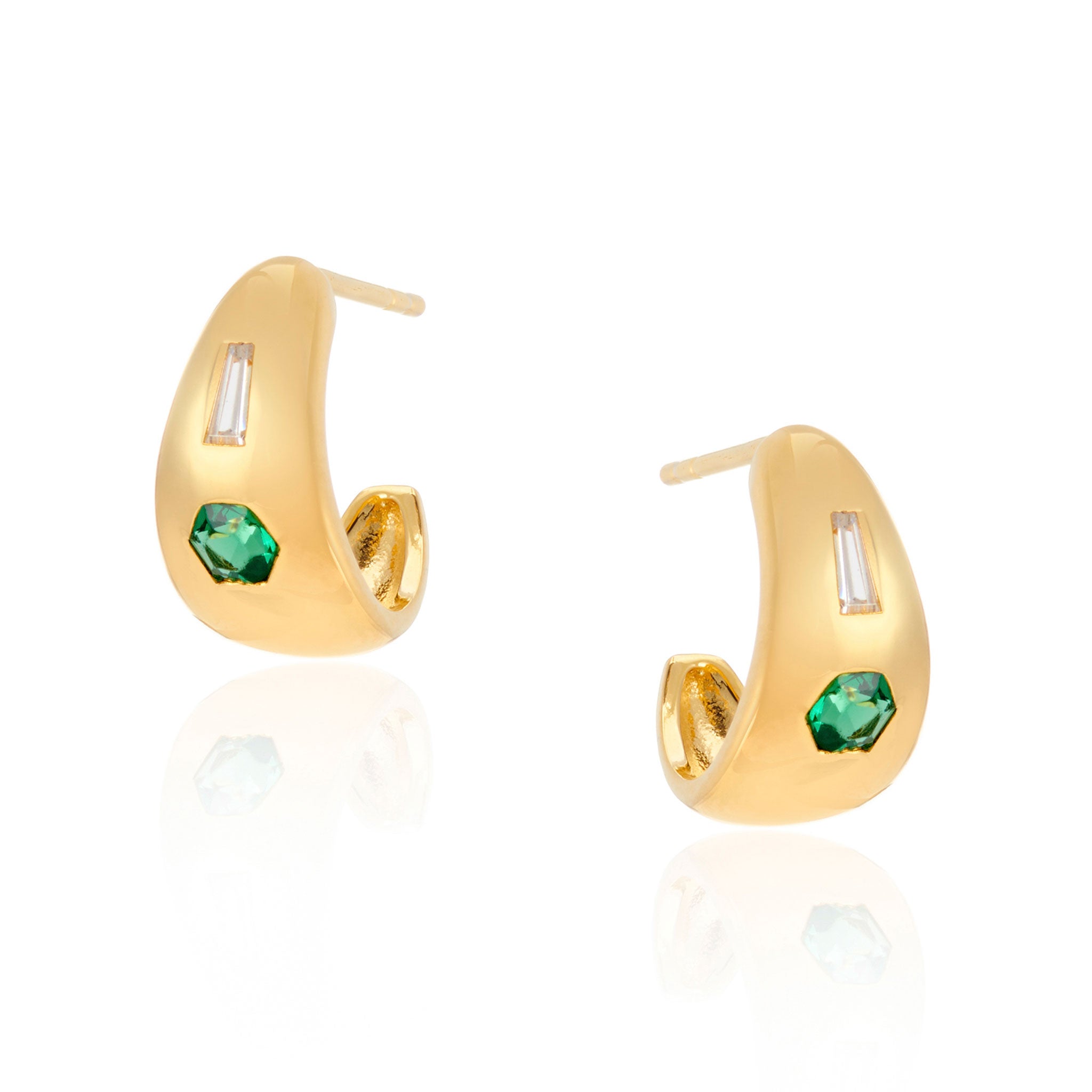Jada Small Chubby Hoop Earrings