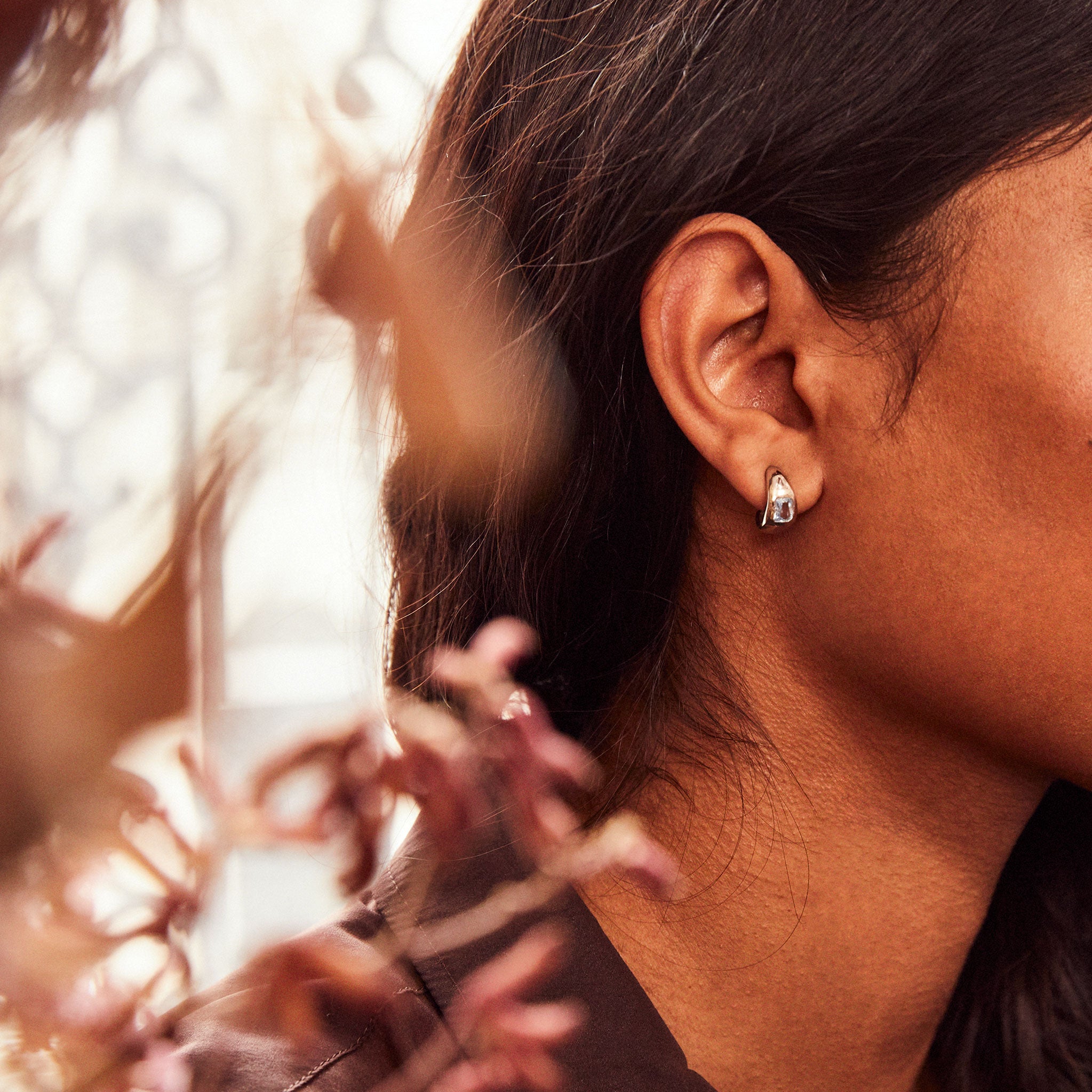 Diana Small Chubby Hoop Earrings