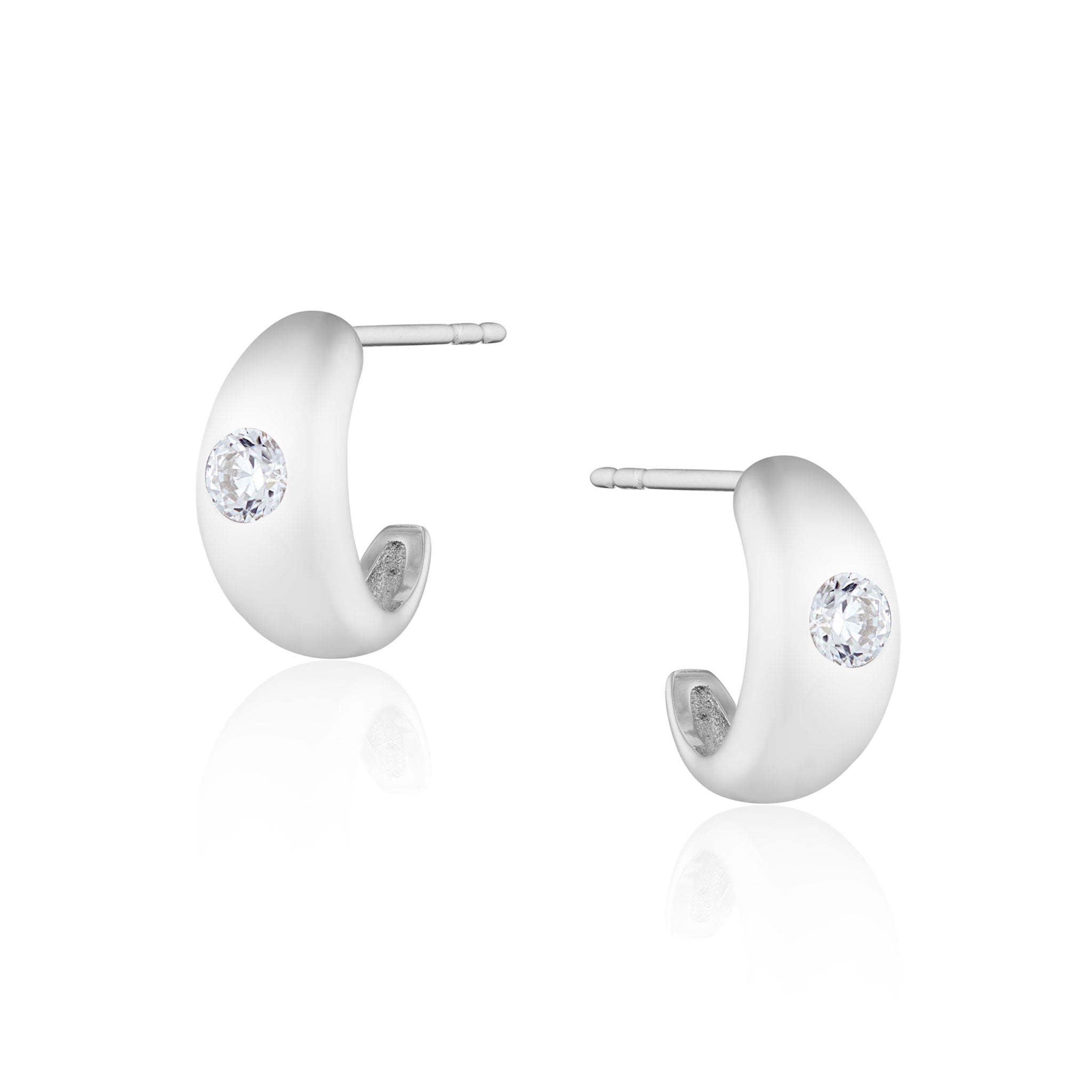 Tina Mini Chubby Hoop Earrings