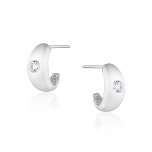 Tina Mini Chubby Hoop Earrings