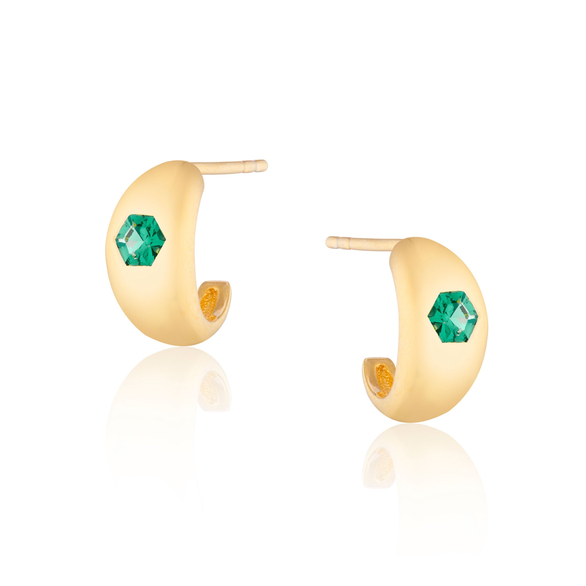 Jada Mini Chubby Hoop Earrings
