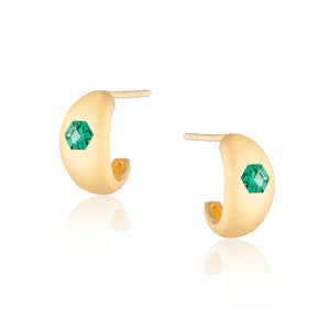 Jada Mini Chubby Hoop Earrings