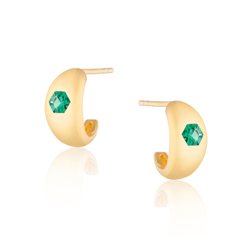 Jada Mini Chubby Hoop Earrings