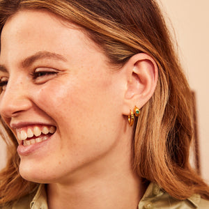 Jada Mini Chubby Hoop Earrings