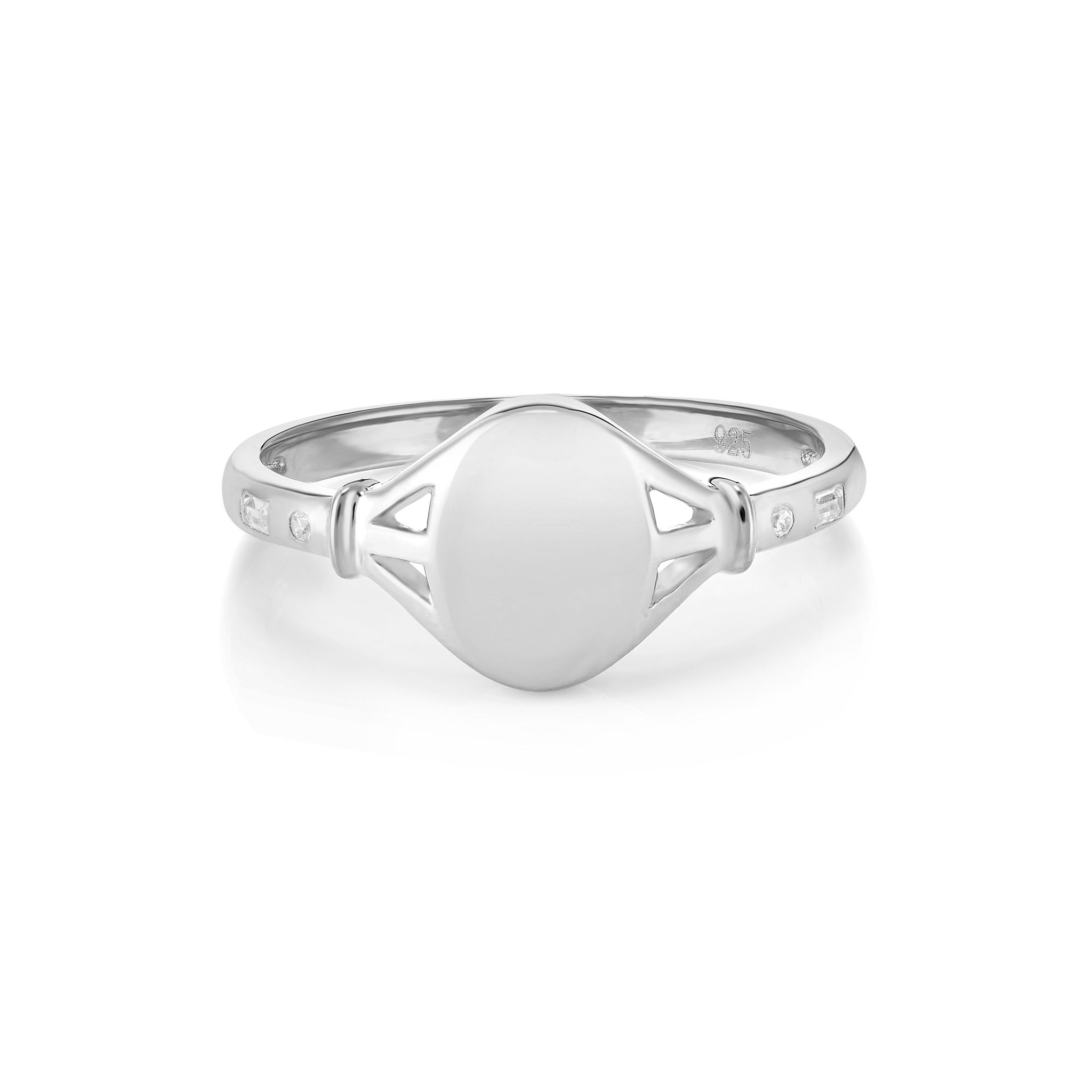 Tilly Diamond Signet Ring