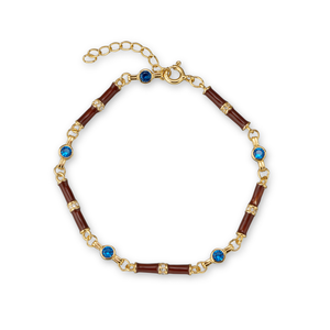 Marlowe Brown Enamel Bracelet