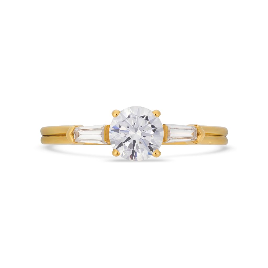 PACK: Gold Illusion Bullet & Brilliant Cut Ring