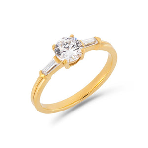 PACK: Gold Illusion Bullet & Brilliant Cut Ring