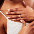 Illusion bullet & oval cut diamond ring in white gold engagement ring v by laura vann