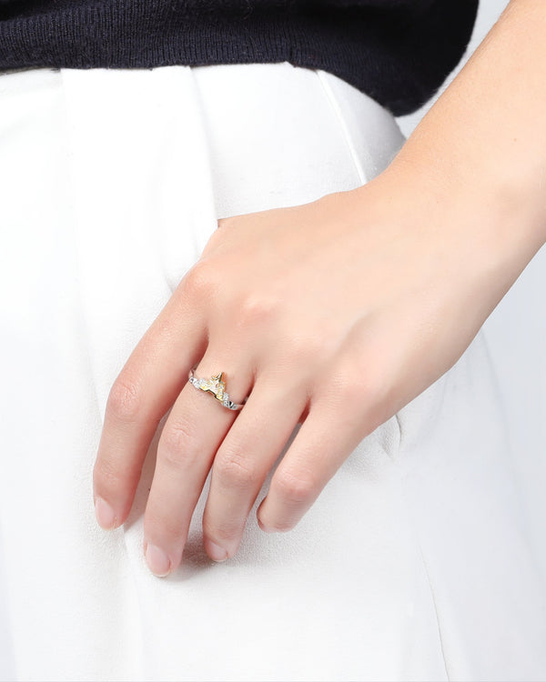 Alana Gold Silver Ring 