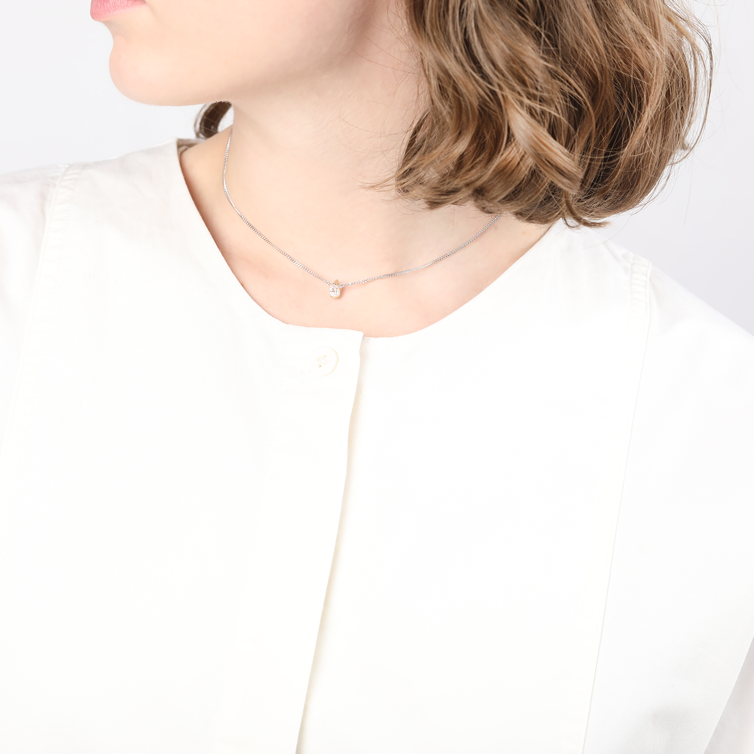 Evelyn Gold Short Choker Necklace 