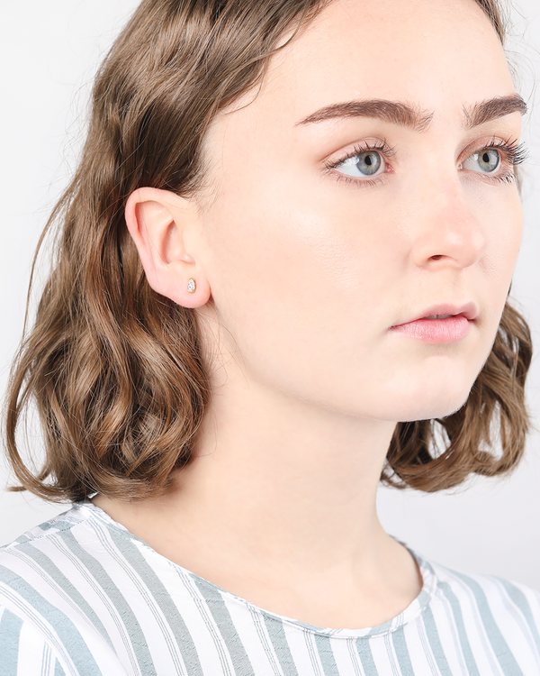 Evelyn Gold Stud Earrings 