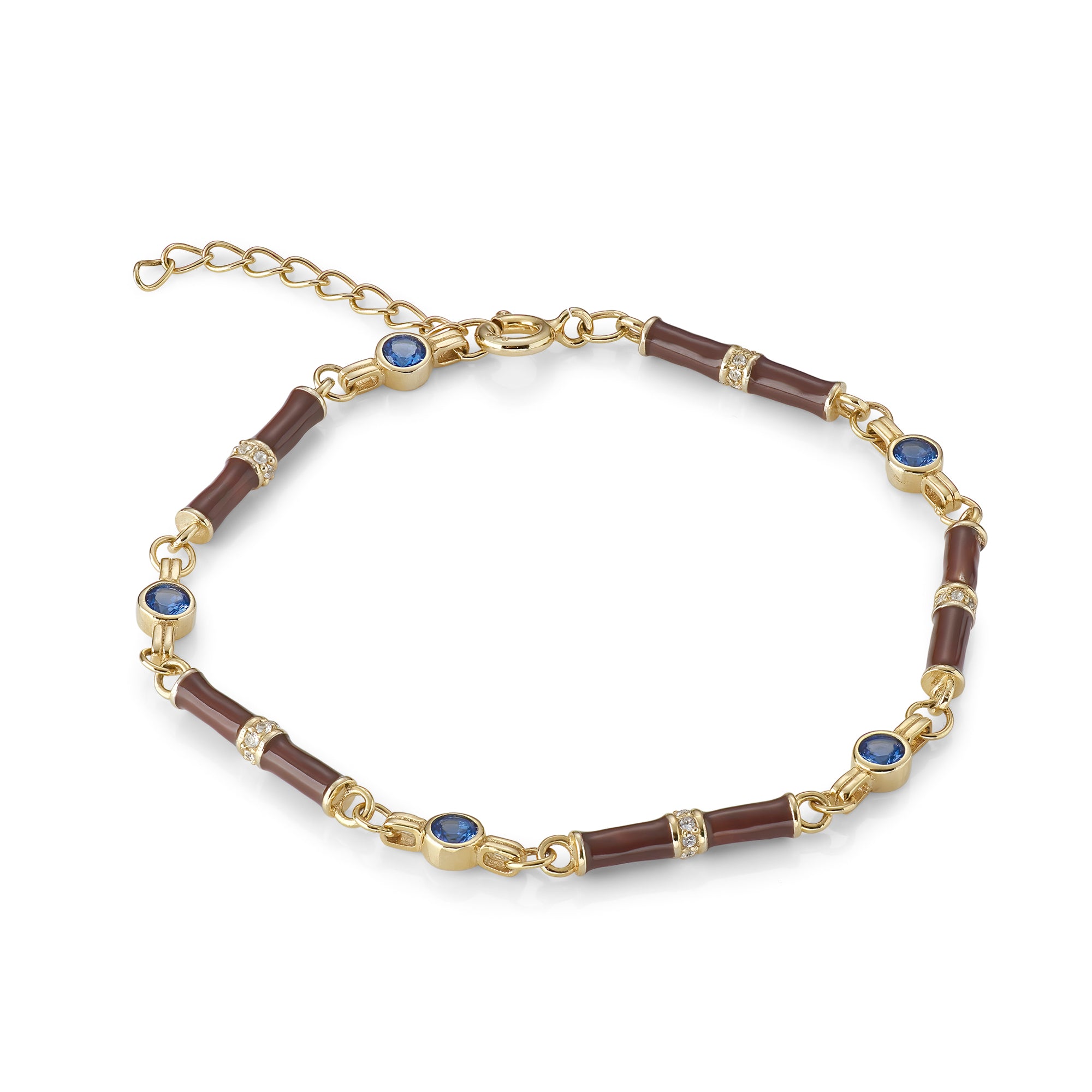 Marlowe Brown Enamel Bracelet