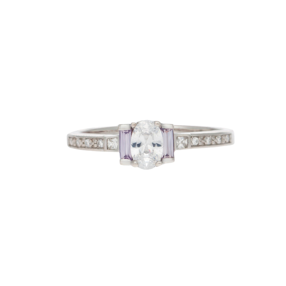 Joan Lavender Sterling Silver Ring