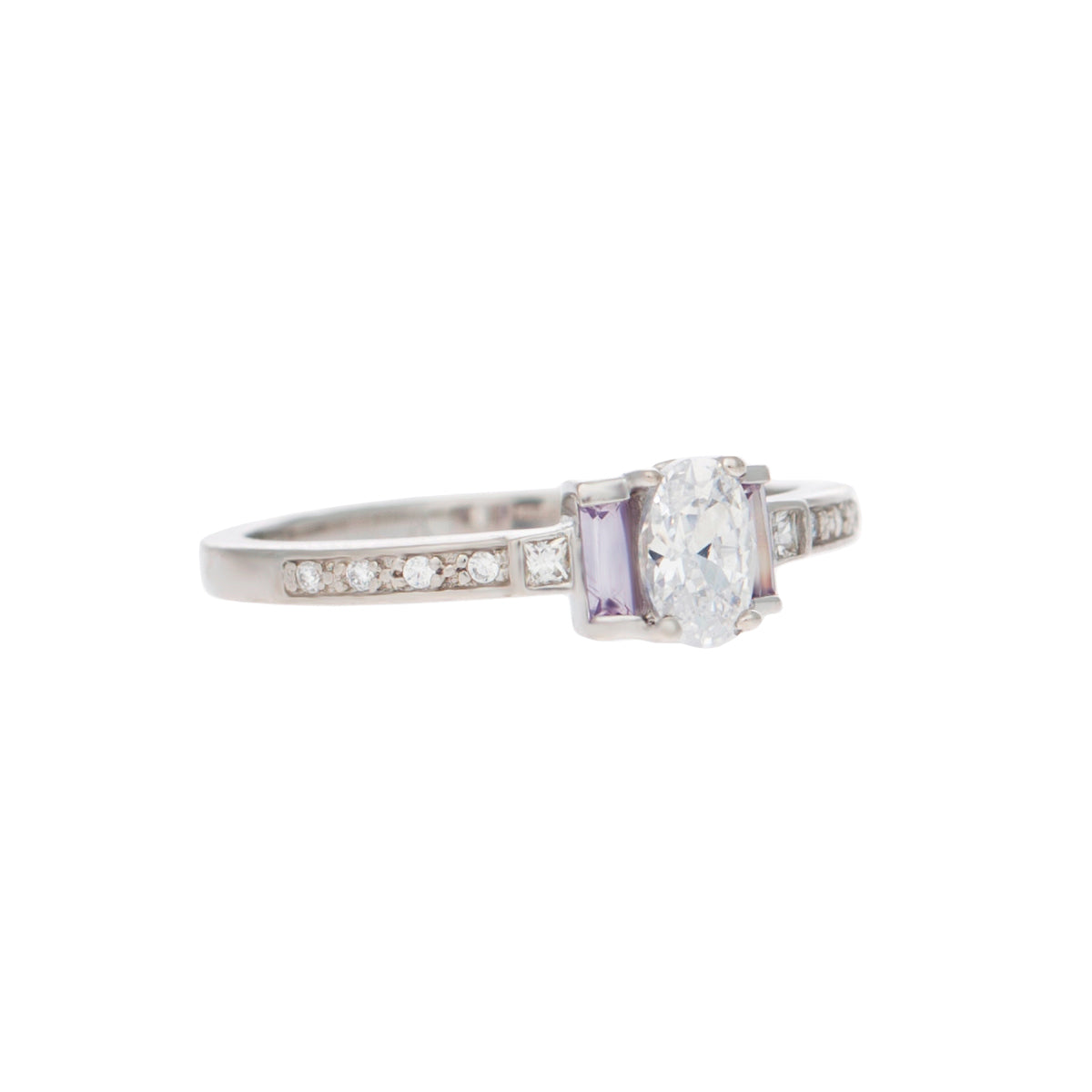 Joan Lavender Sterling Silver Ring
