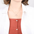 Luna Gold Circle Necklace
