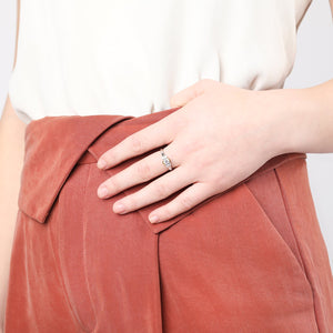 Luna Gold Circle Ring