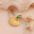 Pamela Gold Shell Necklace
