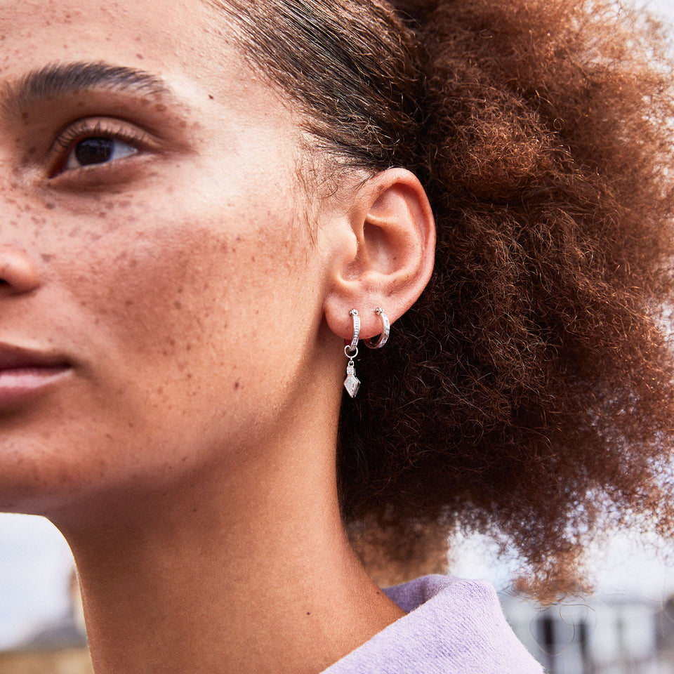 Iris Hoop Earrings