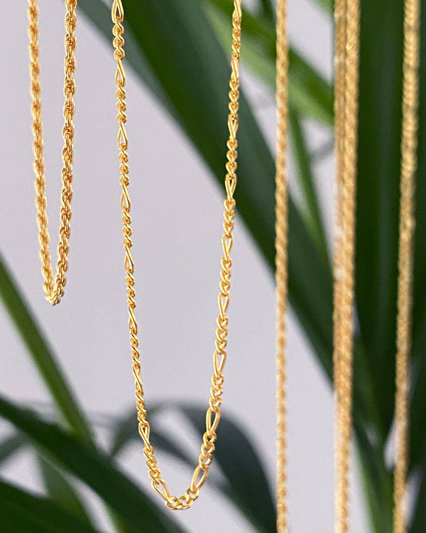 18ct. Gold plated Figaro chain