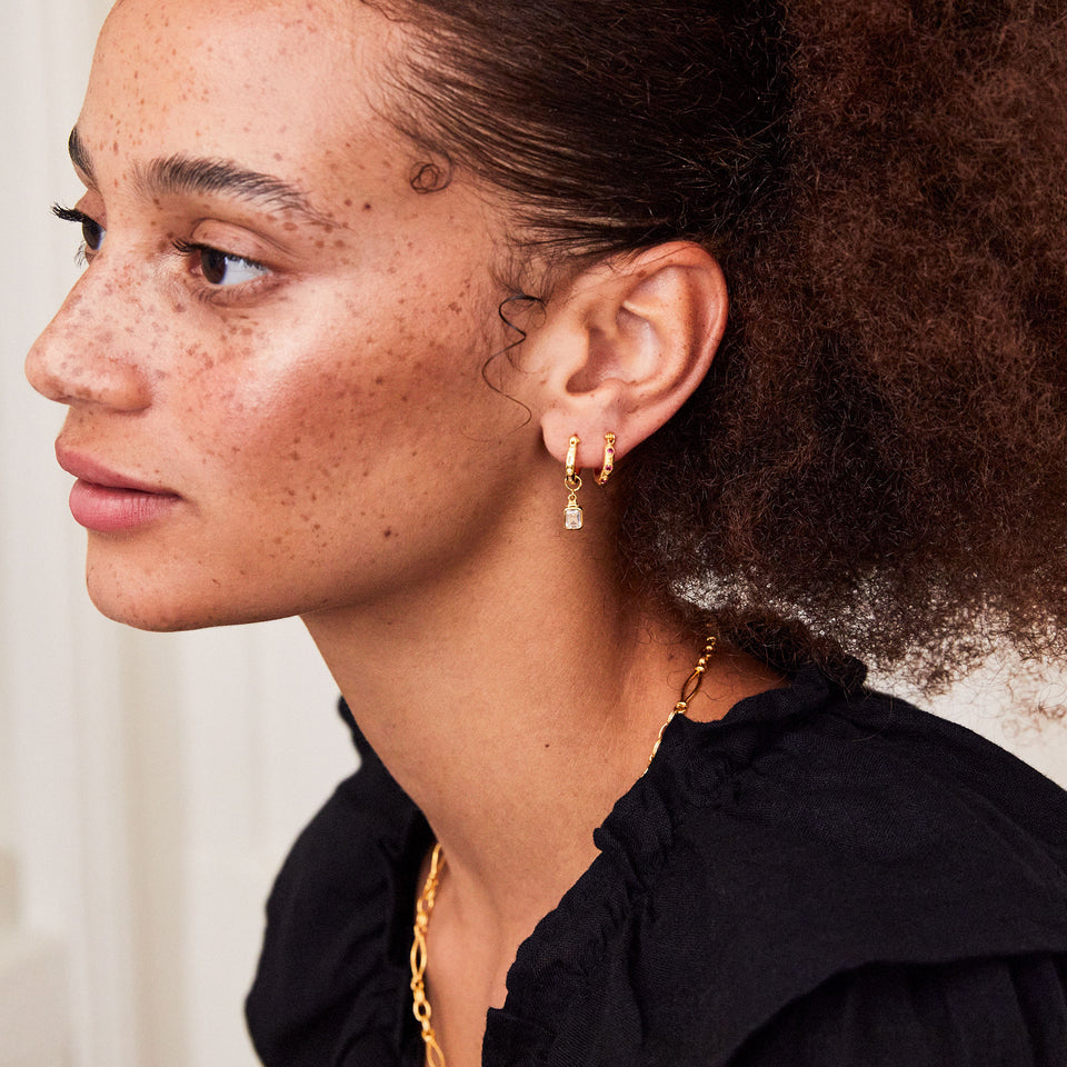 Lena  Hoop Earrings