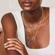 Luna Necklace on Rope Chain