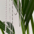 Rhodium plated Twisted Rope chain